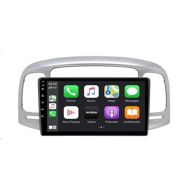 Navigation for Hyundai Accent 3 2006-2011 | CarPlay | Android Auto | WIFI | Bluetooth | QLED | XR4