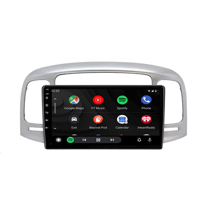 Navigation for Hyundai Accent 3 2006-2011 | CarPlay | Android Auto | WIFI | Bluetooth | QLED  | XR4