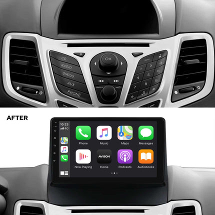 Navigation for Ford Fiesta 2009-2014  | CarPlay | Android Auto | WIFI | Bluetooth | QLED  | XR4