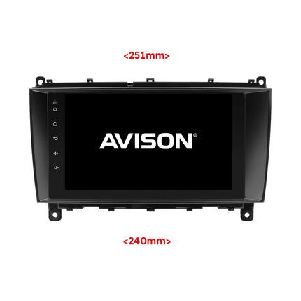 Navigation for Mercedes CLK 2003-2009 | Carplay | Android | DAB+ | Bluetooth | WIFI