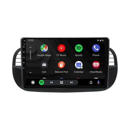 Navigation for Fiat 500 | Full Touch | Carplay | Android | DAB | Bluetooth | Black | XR4