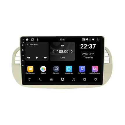Navigation for Fiat 500 | Full Touch | Carplay | Android | DAB | Bluetooth | White | XR4
