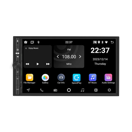 Uniwersalna nawigacja 2 DIN z przyciskami 7" | Carplay | Android | DAB+ | WIFI | 32GB