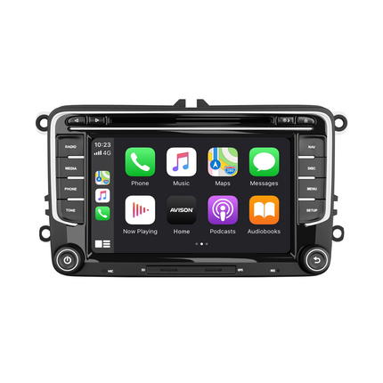 Nawigacja dla VW Seat i Skoda 7" | Carplay Wireless | Android Auto | DAB+ | 64 GB