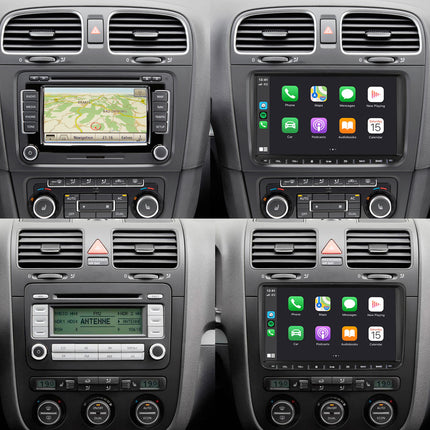Nawigacja dla VW Seat & Skoda 9" | Carplay Wireless | Android Auto | DAB+ | Android | 32GB